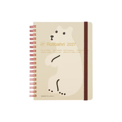 2027 Rollbahn Diary《Large Warmgrey Tail | Beige》