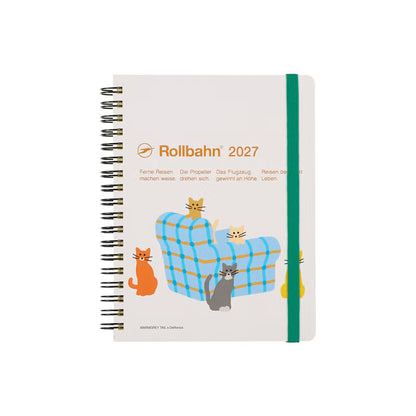 2027 Rollbahn Diary《Large Warmgrey Tail | White》