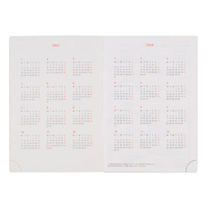 2027 Rollbahn Diary《A6 Glimmer | Orange》