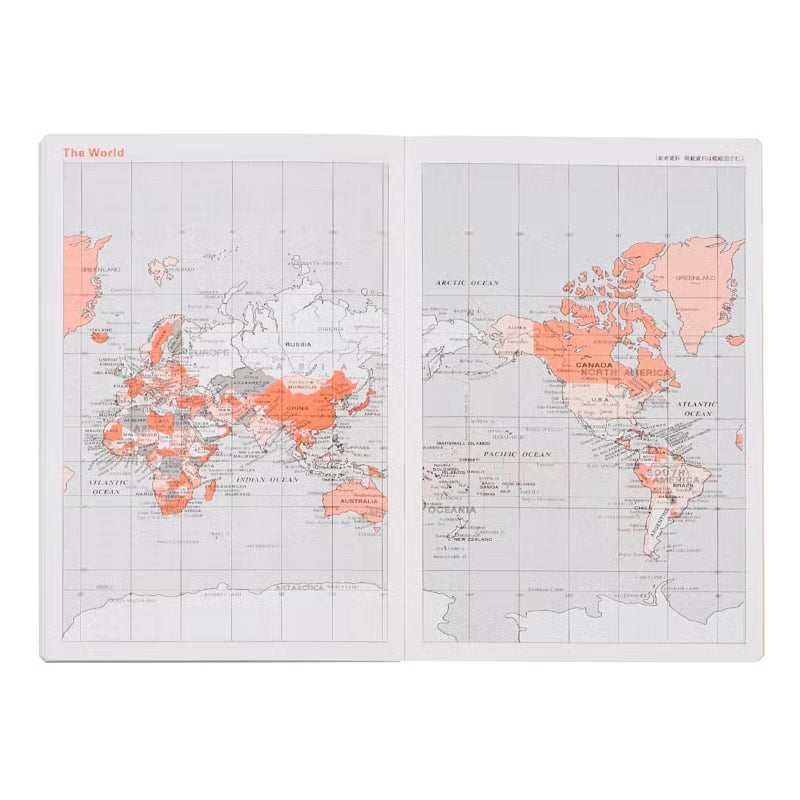 2027 Rollbahn Diary《A6 Glimmer | Orange》