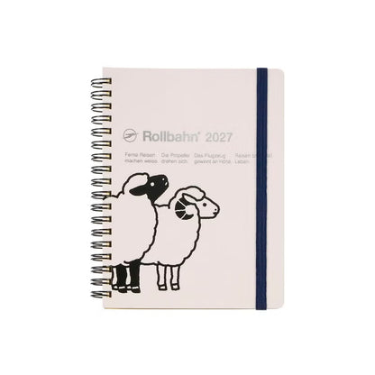 2027 Rollbahn Diary《Large Sheep | White 》