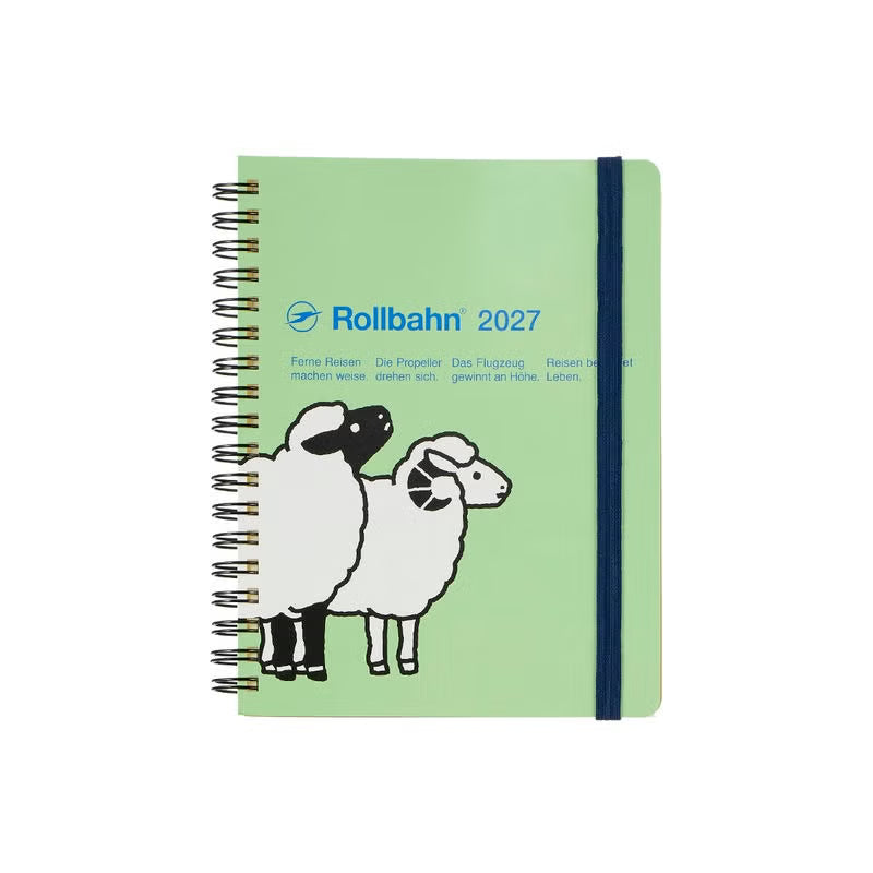 2027 Rollbahn Diary《Large Sheep | Mint 》