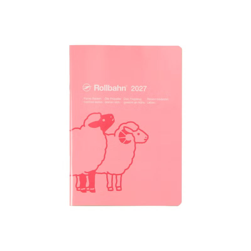 2027 Rollbahn Diary《B6 Sheep | Pink》
