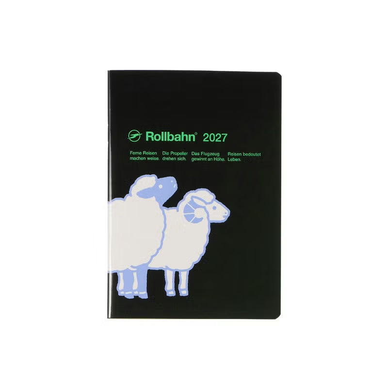 2027 Rollbahn Diary《B6 Sheep | Black》
