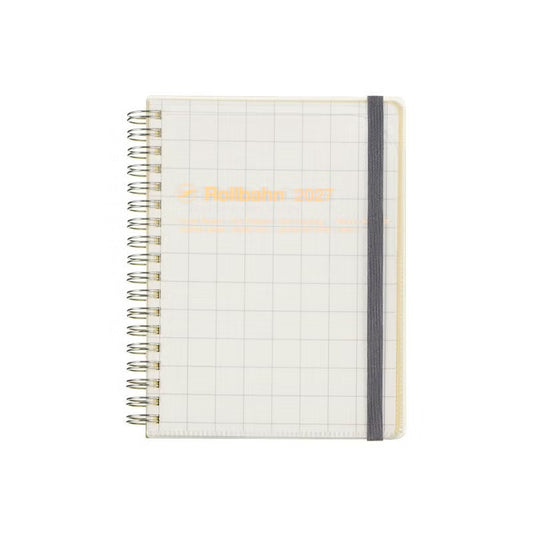 2027 Rollbahn Diary《Large Clear Check  | Gray》