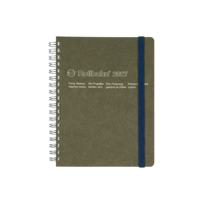 2027 Rollbahn Diary《Large Homme | Olive》