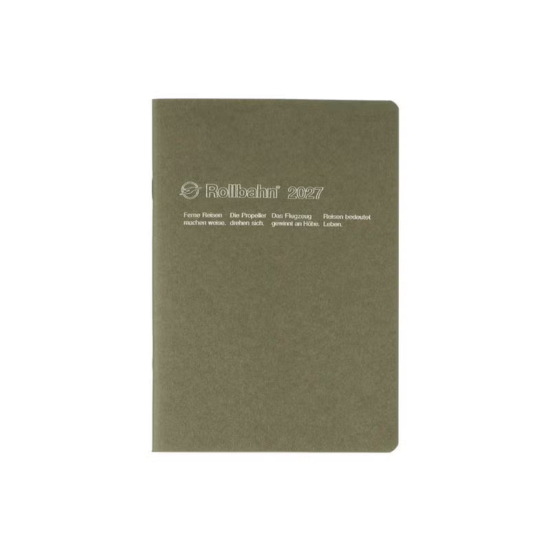 2027 Rollbahn Diary《B6 Homme | Olive》