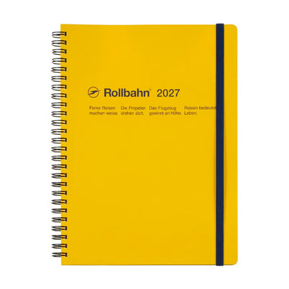 2027 Rollbahn Diary《Extra Large | Yellow》