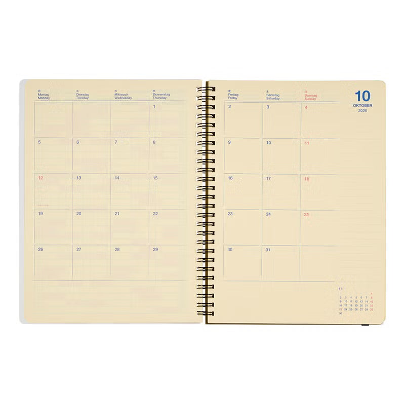 2027 Rollbahn Diary《Extra Large | Dark Blue》