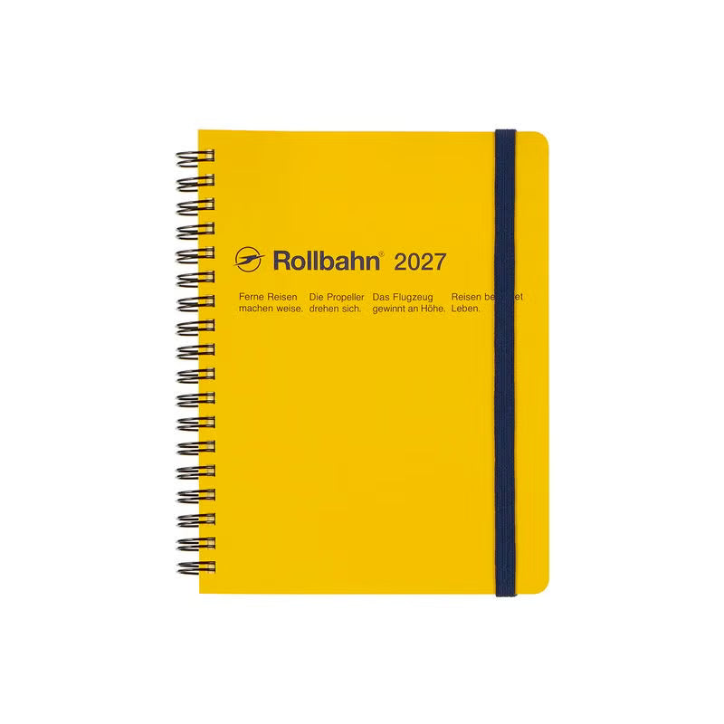 2027 Rollbahn Diary《Large | Yellow》