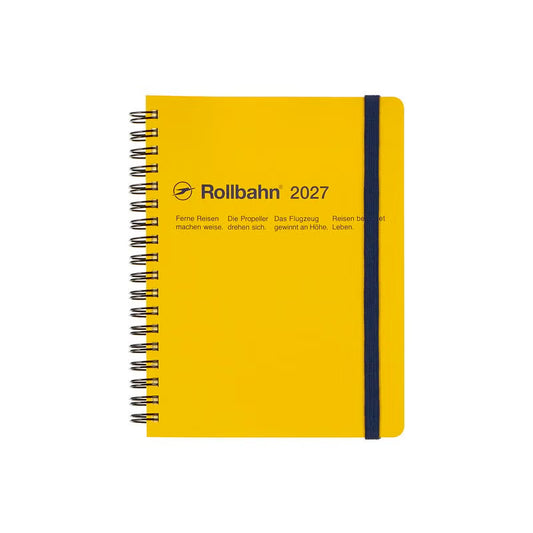 2027 Rollbahn Diary《Large | Yellow》