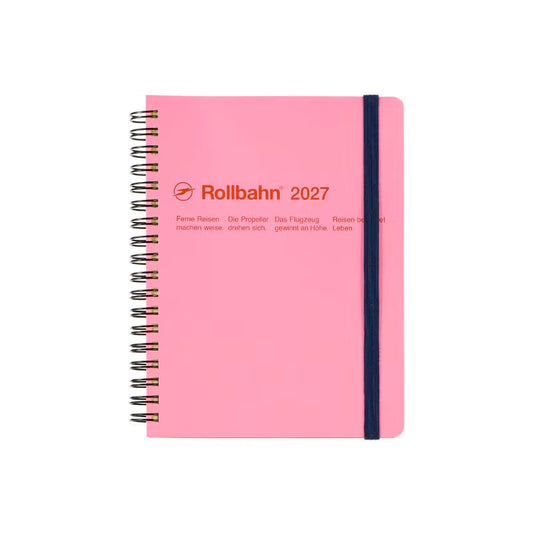 2027 Rollbahn Diary《Large | Pink》
