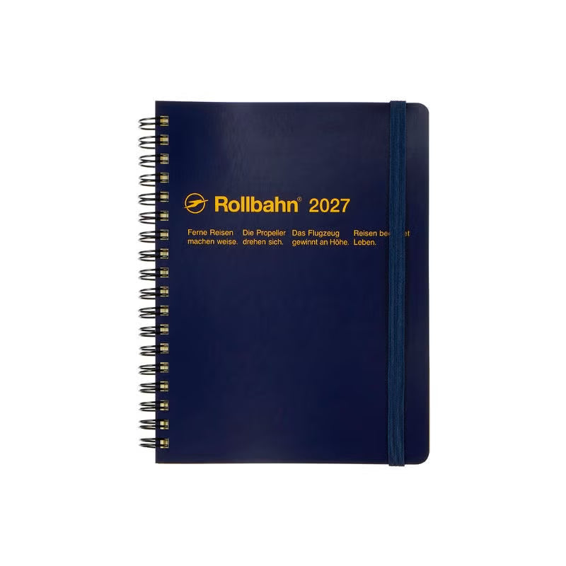 2027 Rollbahn Diary《Large | Dark Blue》