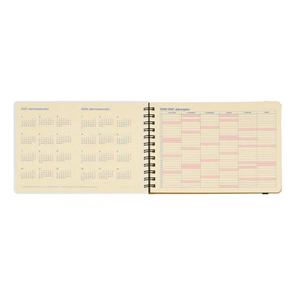 2027 Rollbahn Diary《Large Horizontal | Yellow》