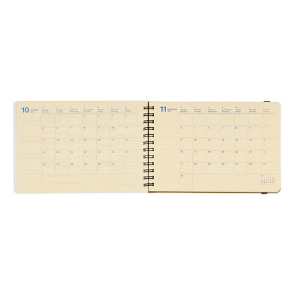 2027 Rollbahn Diary《Large Horizontal | Yellow》