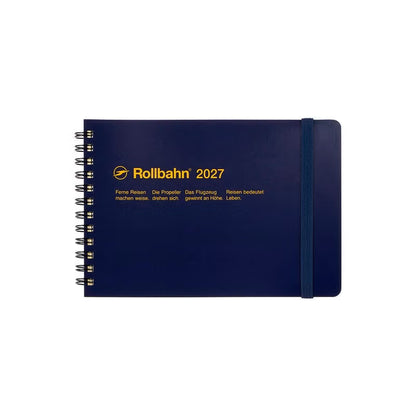2027 Rollbahn Diary《Large Horizontal | Dark Blue》