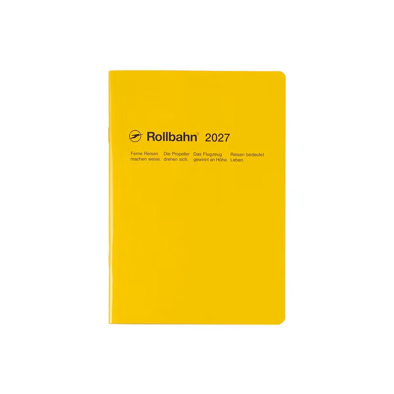 2027 Rollbahn Diary《B6 | Yellow》