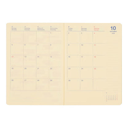 2027 Rollbahn Diary《B6 | Black》