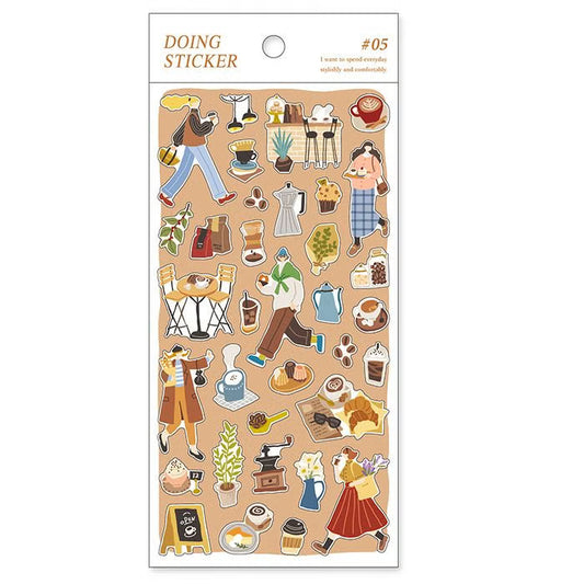 Café Doing Series Sticker Sheet · Mind Wave
