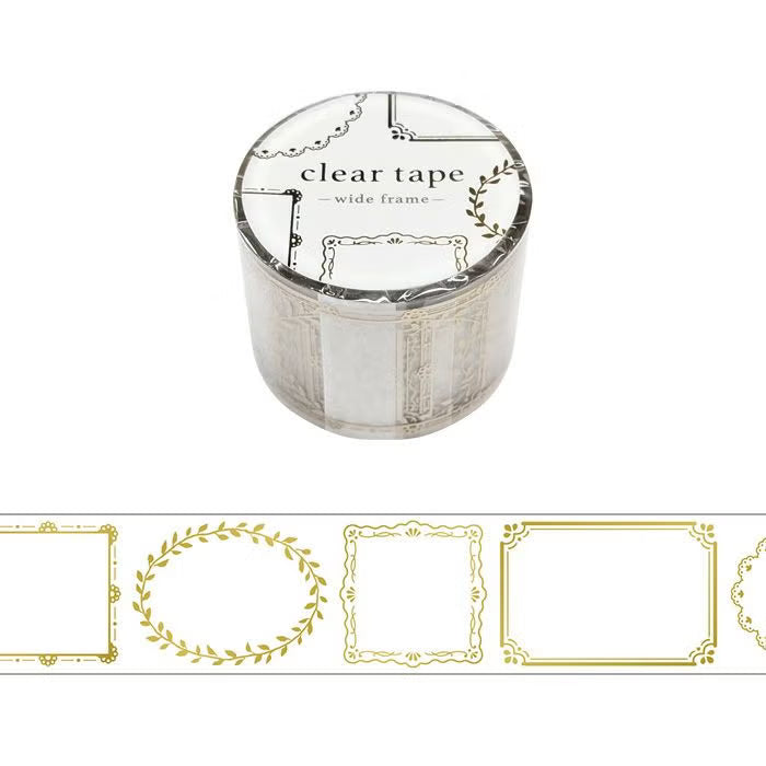 Wide Frame Clear Tape with Foil · Mind Wave