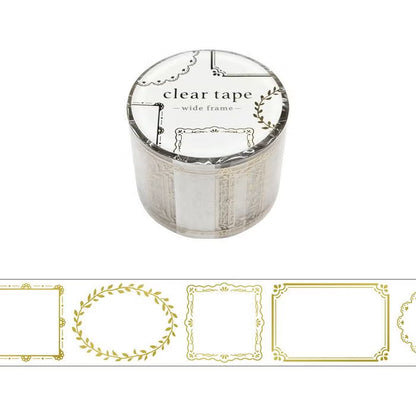 Wide Frame Clear Tape with Foil · Mind Wave