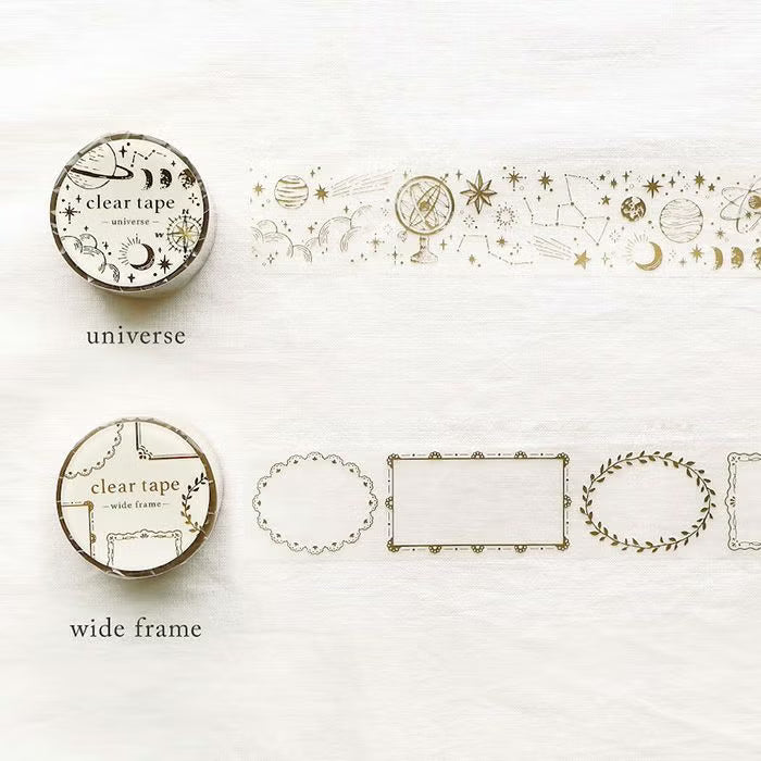 Wide Frame Clear Tape with Foil · Mind Wave
