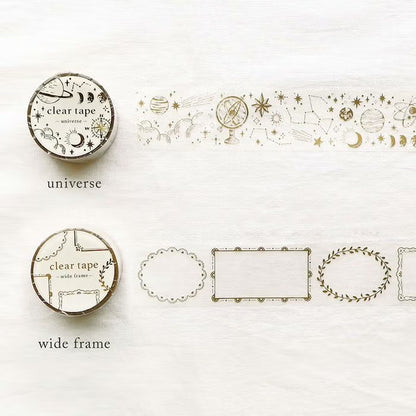Wide Frame Clear Tape with Foil · Mind Wave