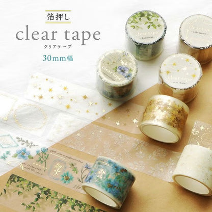 Wide Frame Clear Tape with Foil · Mind Wave