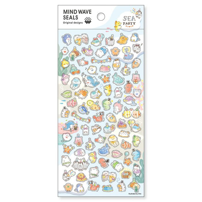 Sea Party Sticker Sheet · Mind Wave
