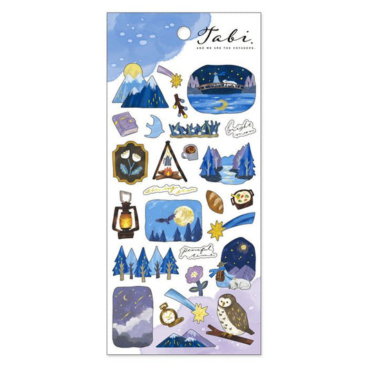 Yoru no Kuni Tabi Series Sticker Sheet · Mind Wave