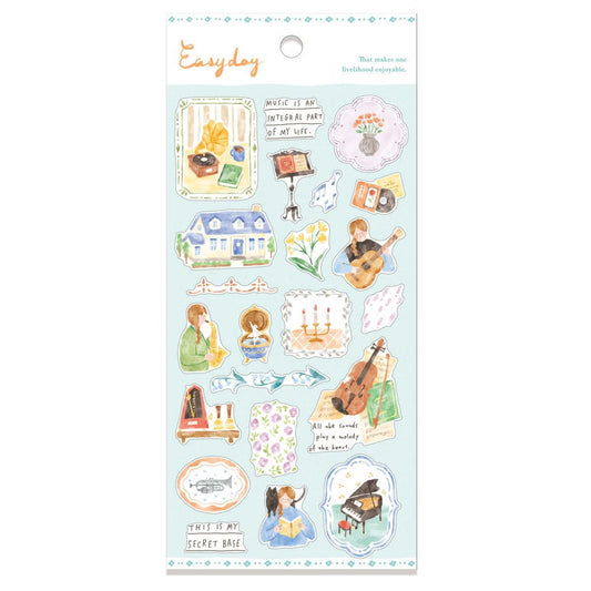 Music Easy Day Series Sticker Sheet · Mind Wave