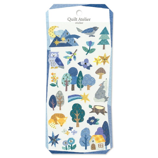 Starry Forest Quilt Atelier Sticker Sheet · Mind Wave