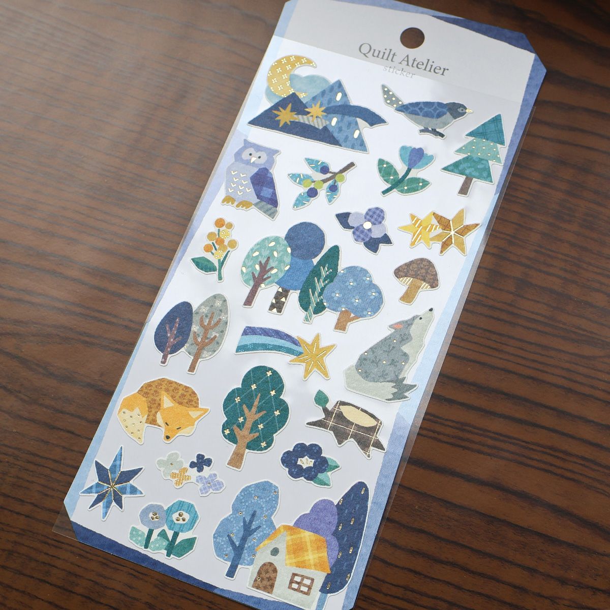 Starry Forest Quilt Atelier Sticker Sheet · Mind Wave