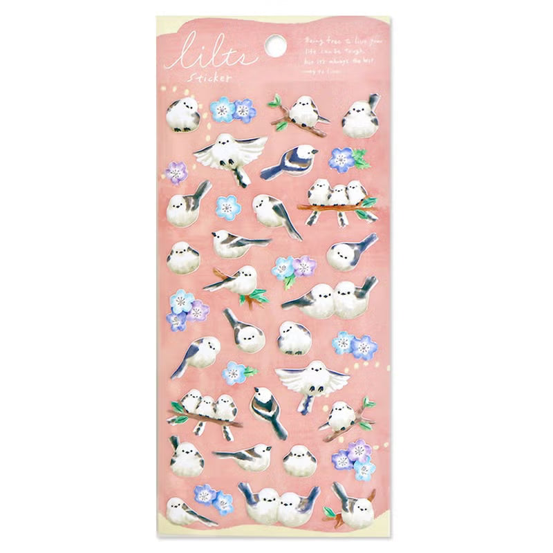 Long-tailed Tit Lilt's Sticker Sheet · Mind Wave