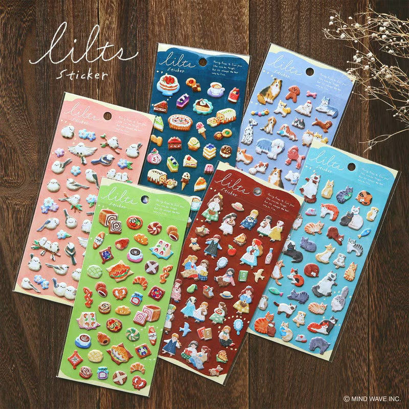 Long-tailed Tit Lilt's Sticker Sheet · Mind Wave