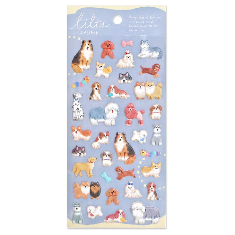 Dog Lilt's Sticker Sheet · Mind Wave