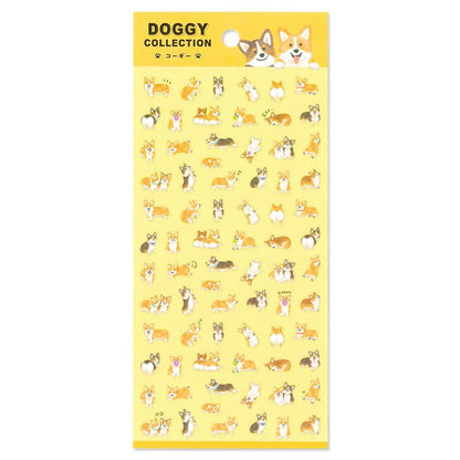 Corgi Doggy Collection Series Sticker Sheet · Mind Wave