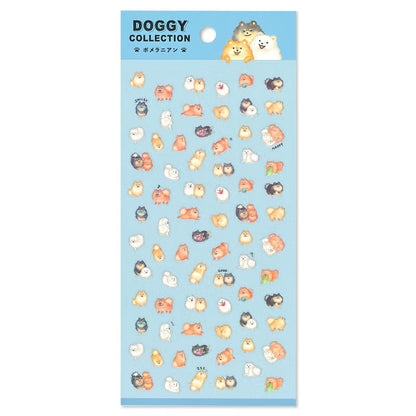Pomeranian Doggy Collection Series Sticker Sheet · Mind Wave