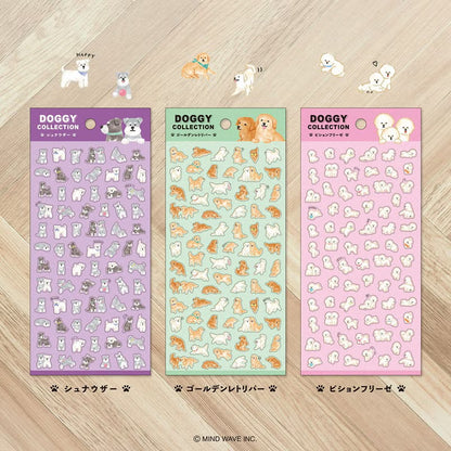 Bichon Frise Doggy Collection Series Sticker Sheet · Mind Wave