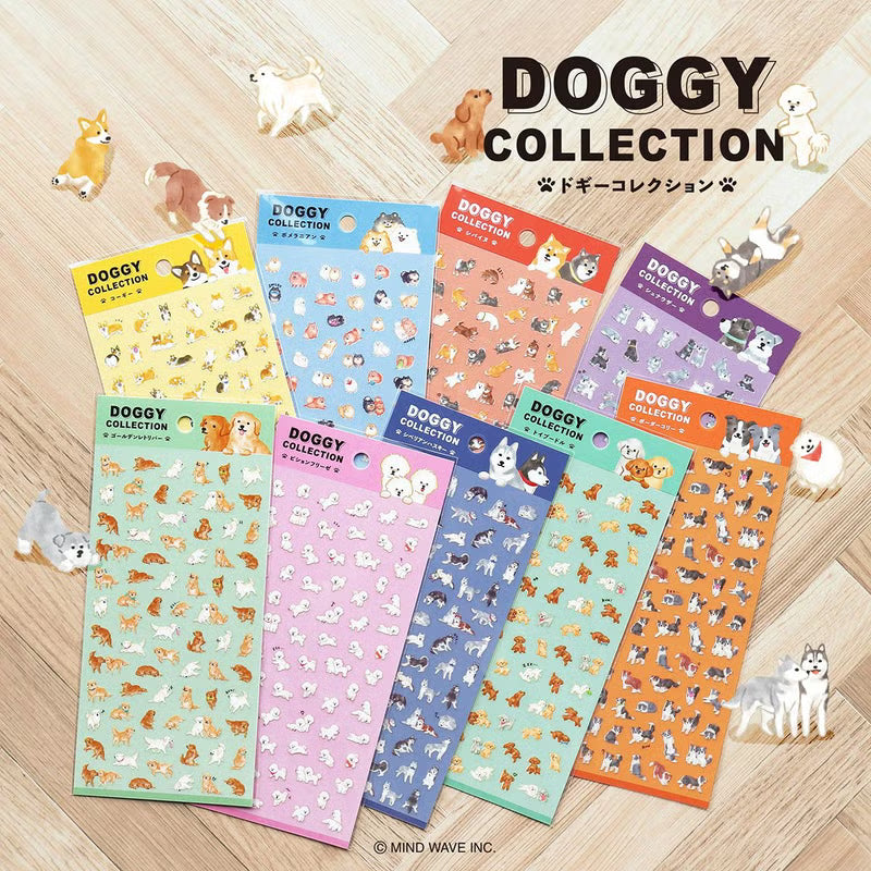 Bichon Frise Doggy Collection Series Sticker Sheet · Mind Wave