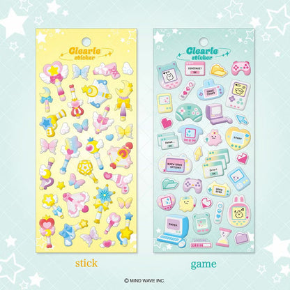Magic Stick Clearie Sticker Sheet · Mind Wave