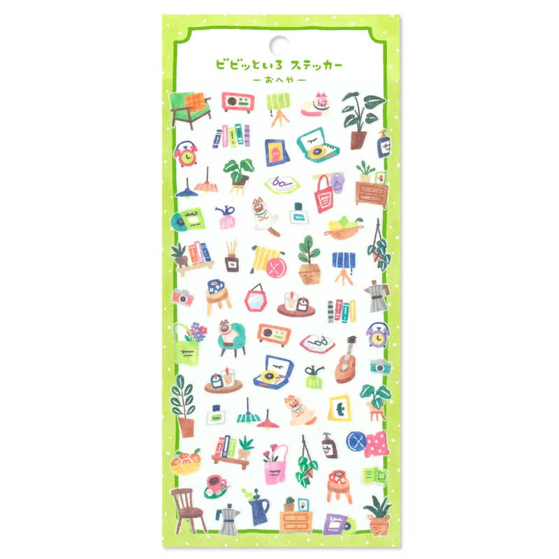 Your Room Vivid Color Sticker Sheet · Mind Wave
