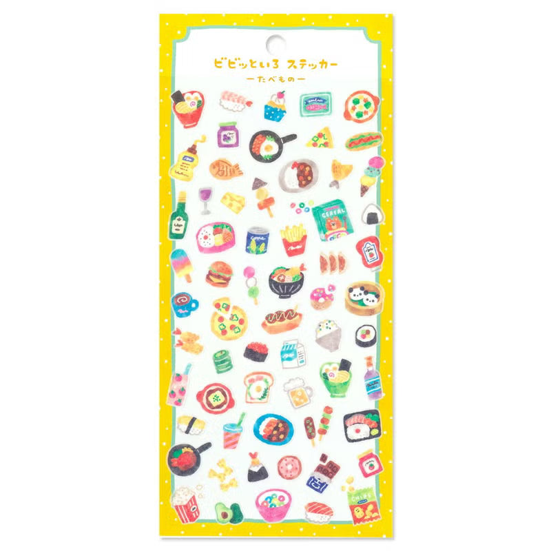 Food Vivid Color Sticker Sheet · Mind Wave