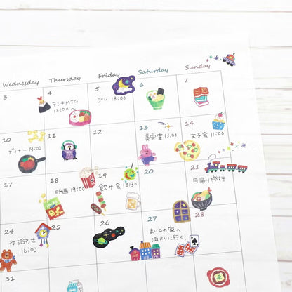 Food Vivid Color Sticker Sheet · Mind Wave