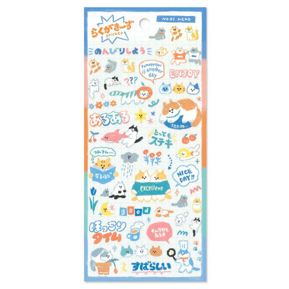 Neko Rakugaki's Sticker Sheet · Mind Wave