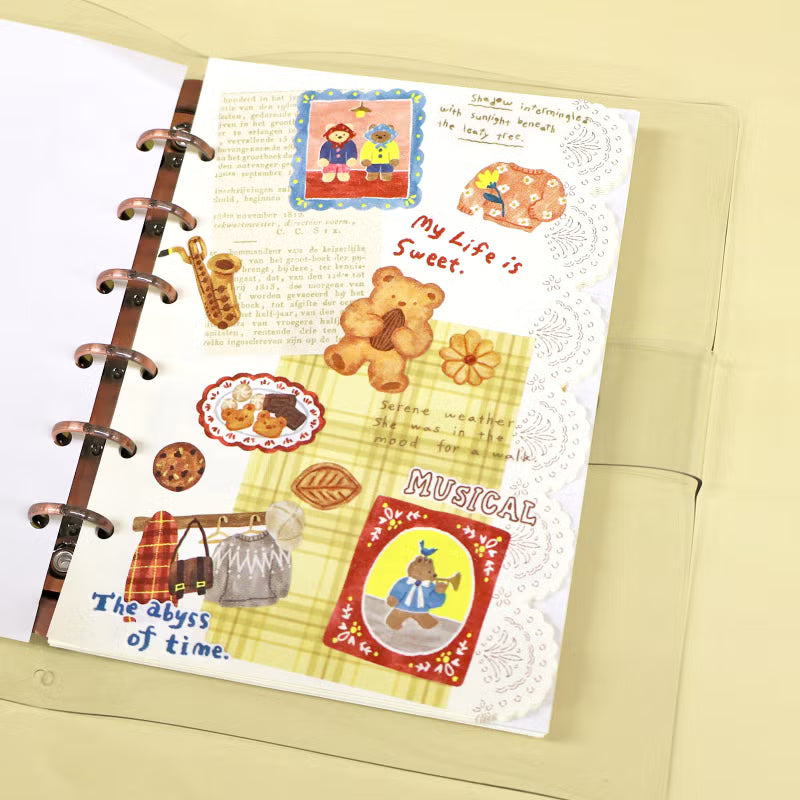 Bear Cookie Hour Sticker Sheet · Mind Wave