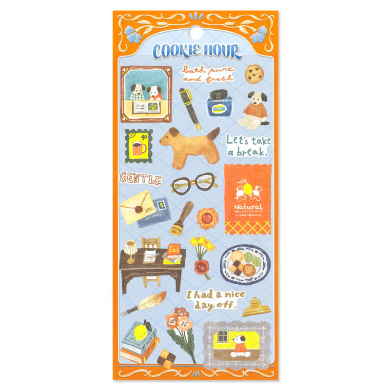 Dog Cookie Hour Sticker Sheet · Mind Wave
