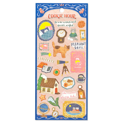Cat Cookie Hour Sticker Sheet · Mind Wave