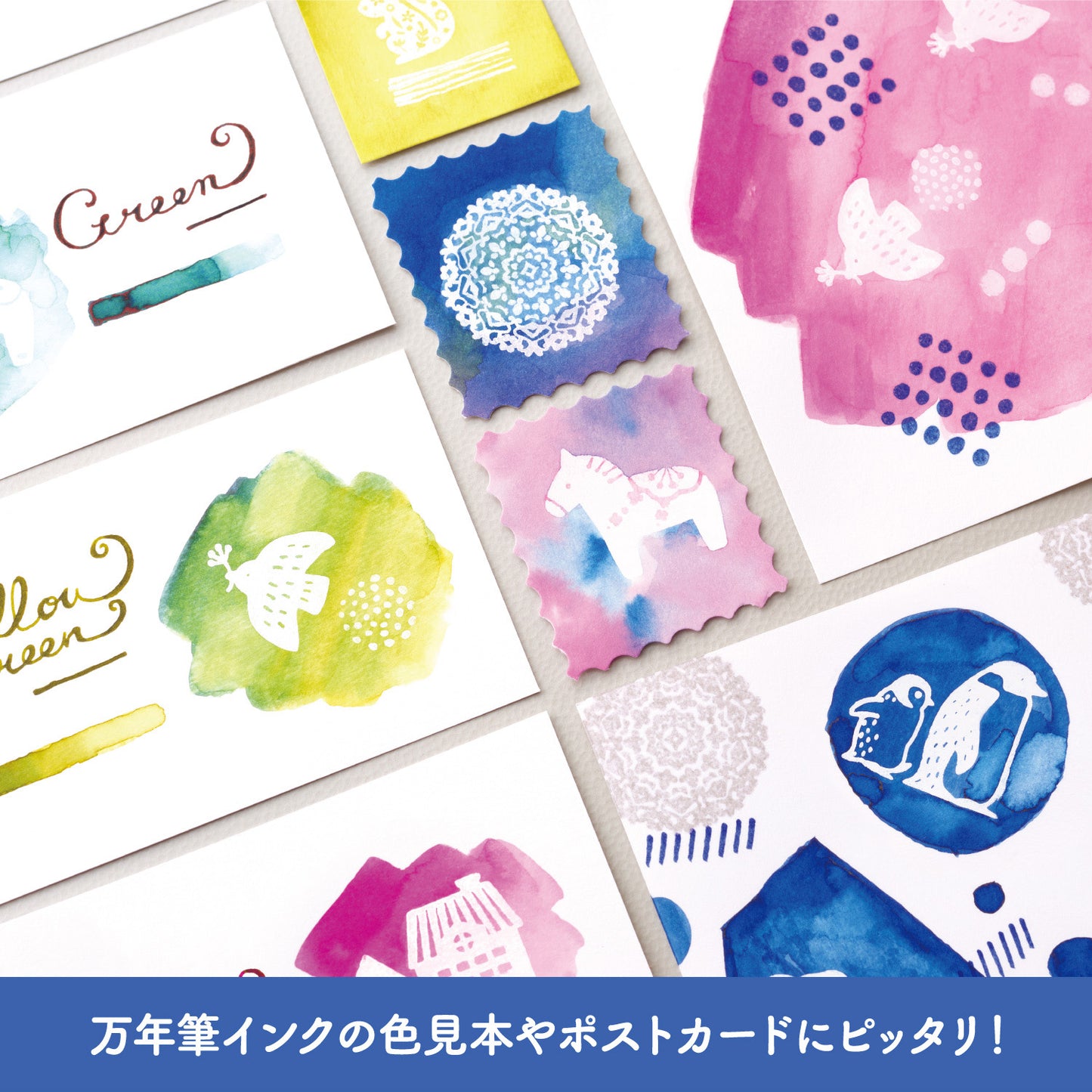 Ukidel Shachihata Stamp Pad Set