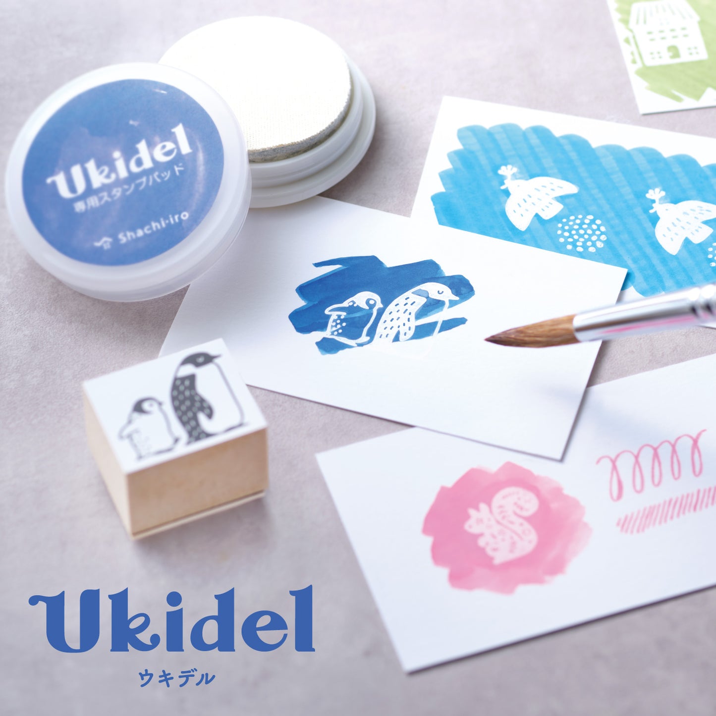 Ukidel Shachihata Stamp Pad Set